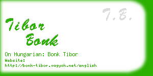 tibor bonk business card